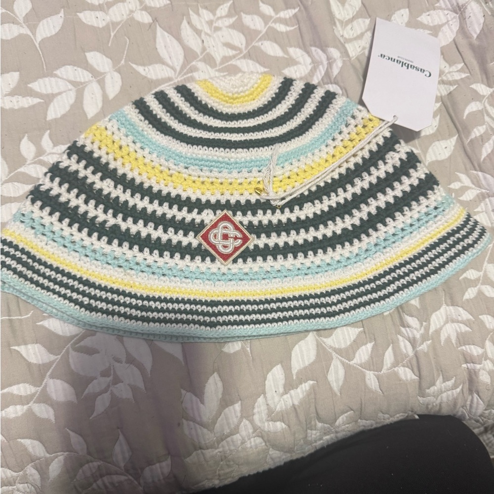Cavalini Multicolor Striped Knit Hat